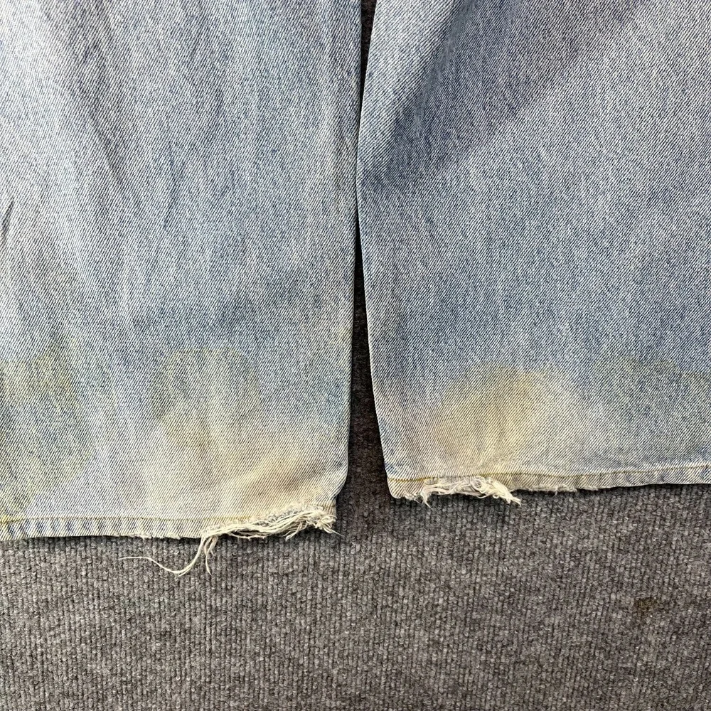 Kirkland Signature Denim Jeans Men's Blue Denim Straight Leg Zip Fly Y2K - 40X30